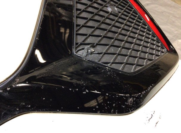 *DAMAGED* 2017-2019 Honda Civic Type R FK8 Rear Bumper Cover w/ Trim / TR101 - Image 7